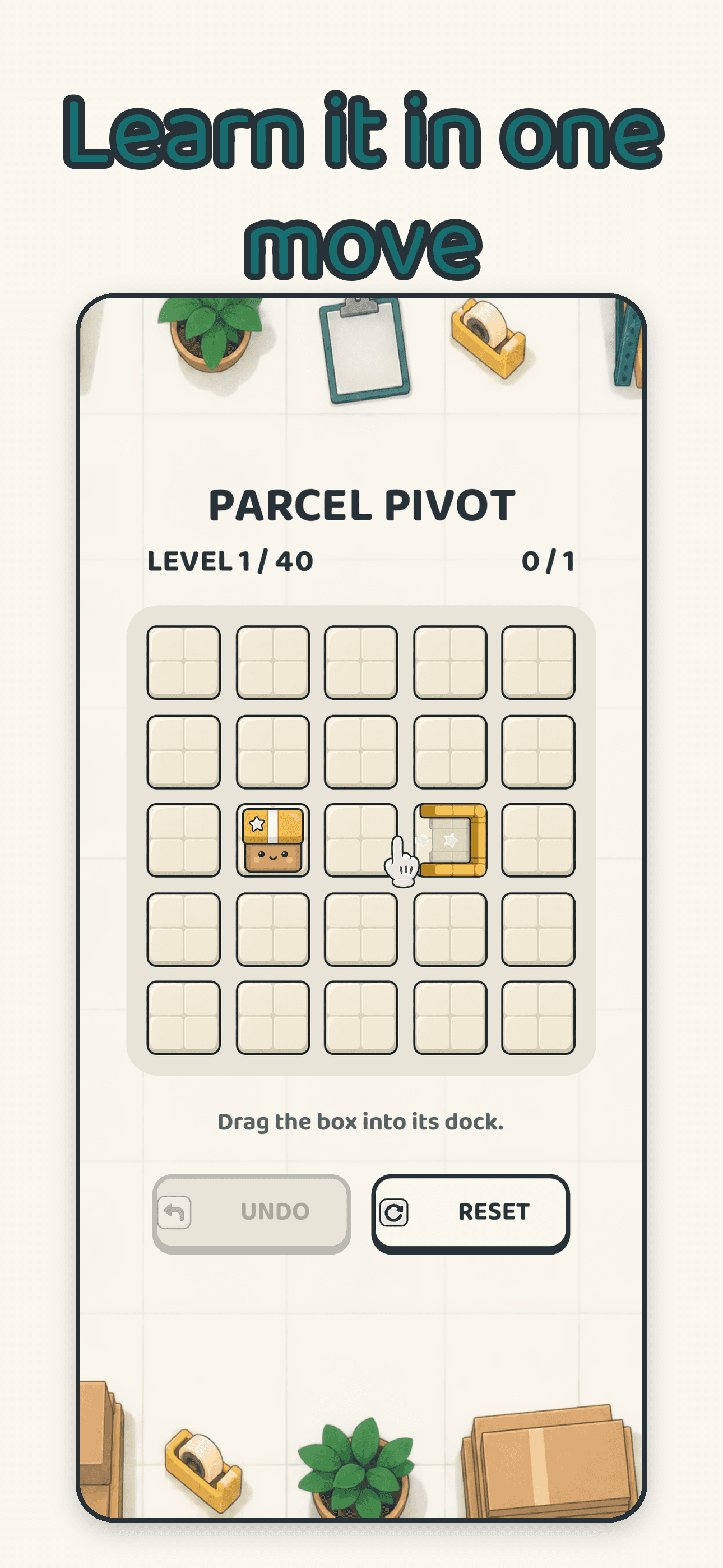 Parcel Pivot learning the delivery order