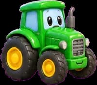 green tractor