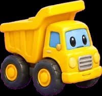 yellow dump truck